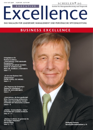 d Kundenzeitschrift text-ur Executive Excellence Scheelen Business Excellence